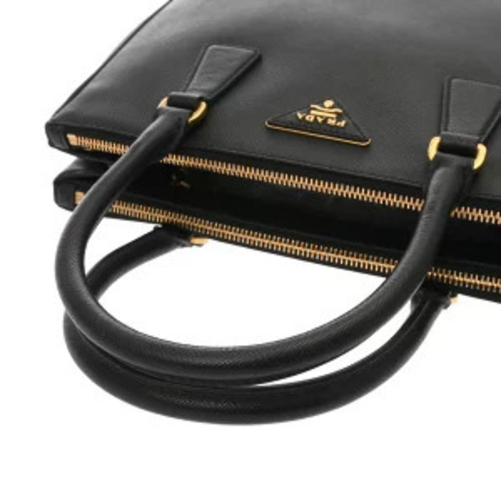 Prada Galleria Bag Black Saffiano Leather Handbag - Picture 3 of 9